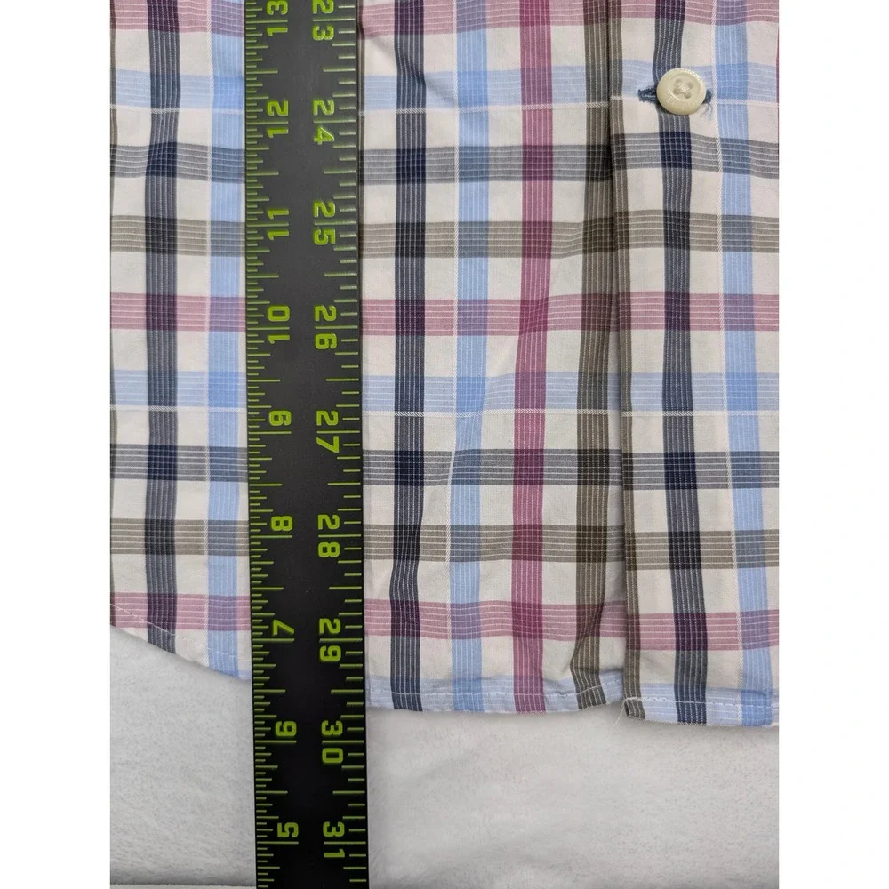 Banana Republic Camden Fit Mens S‎ Plaid Long Sleeve Button Down Shirt Cotton